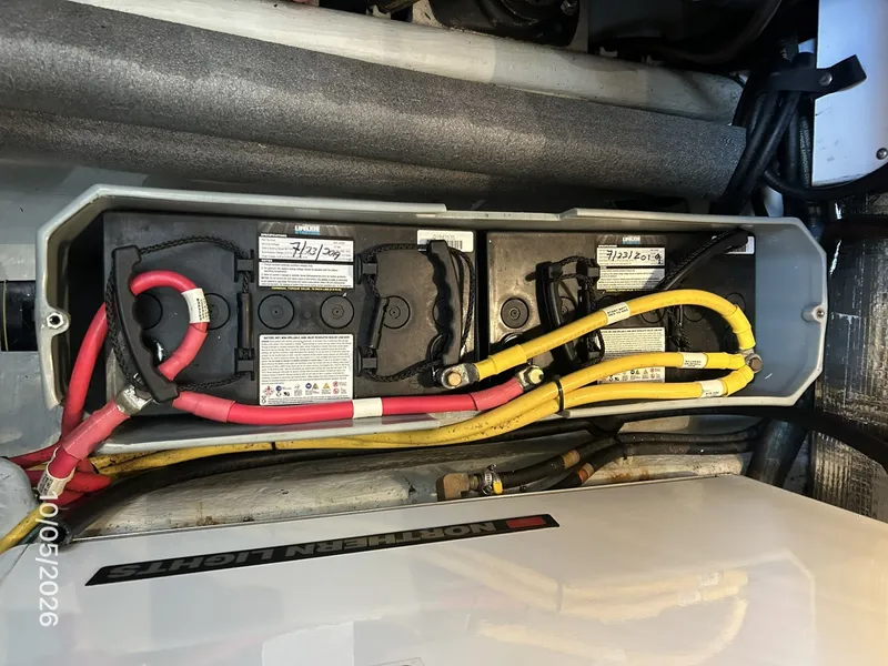 Slide: The Image of 34' Nordic Tugs main engine start batteries - 8136910