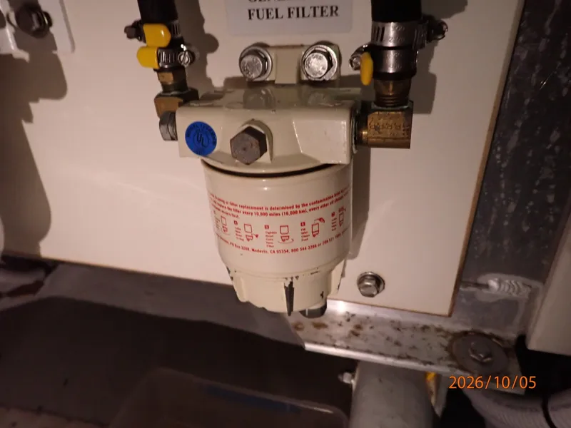 Slide: The Image of 34' Nordic Tugs generator Racor fuel filter - 8136923