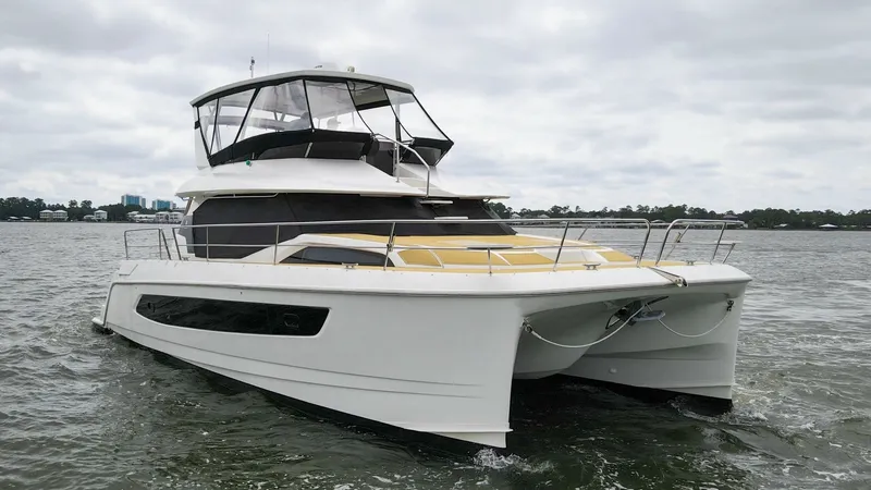 The Image of 2024 Aquila 44 Power Catamaran Sea Smoke Main Profile - 8439512