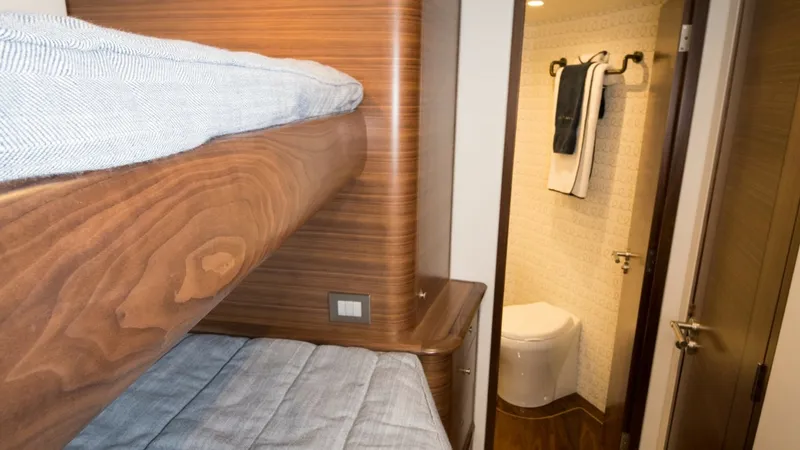 Slide: The Image of 2026 Winter Custom Yachts 75 Open Convertible- MISS CARRIE- STBD Stateroom - 8439680