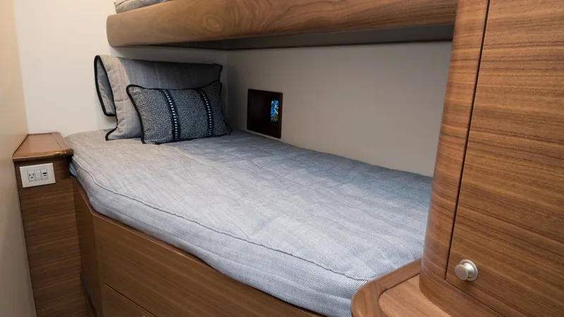 Slide: The Image of 2026 Winter Custom Yachts 75 Open Convertible- MISS CARRIE- STBD Stateroom - 8439678