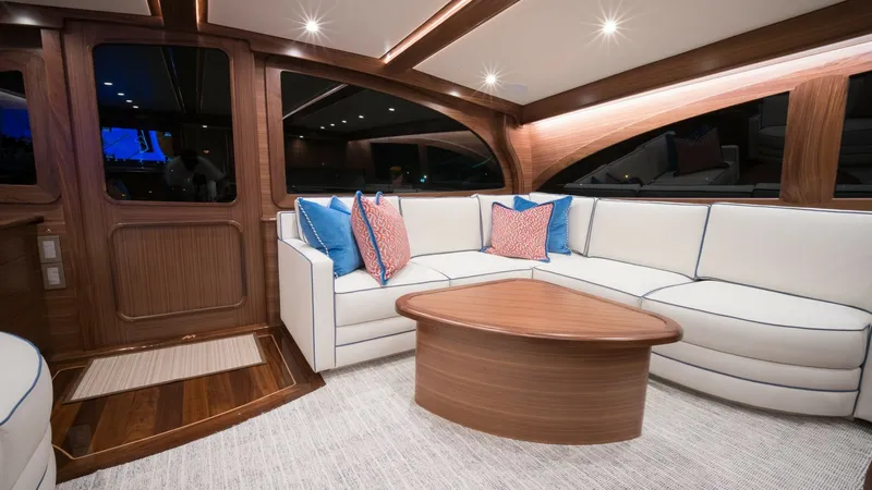 Slide: The Image of 2026 Winter Custom Yachts 75 Open Convertible- MISS CARRIE- Salon - 8439658