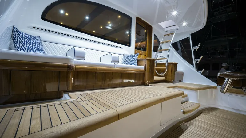 Slide: The Image of 2026 Winter Custom Yachts 75 Open Convertible- MISS CARRIE- Cockpit - 8439692