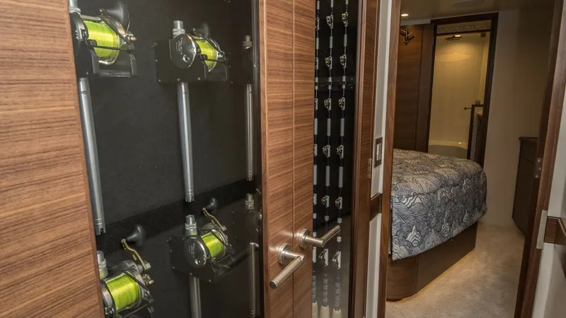 Slide: The Image of 2026 Winter Custom Yachts 75 Open Convertible- MISS CARRIE- Rod Storage - 8439668