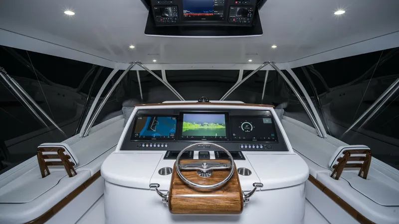 Slide: The Image of 2026 Winter Custom Yachts 75 Open Convertible- MISS CARRIE- Cockpit - 8439687