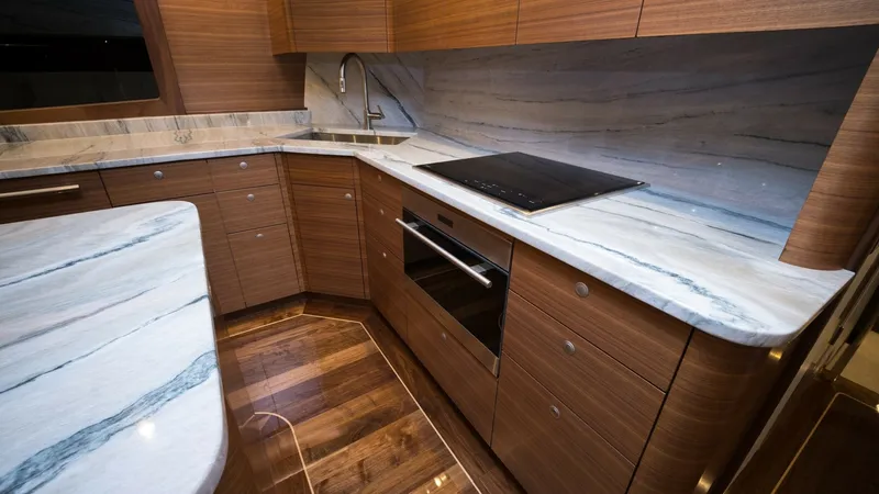 Slide: The Image of 2026 Winter Custom Yachts 75 Open Convertible- MISS CARRIE- Galley - 8439661