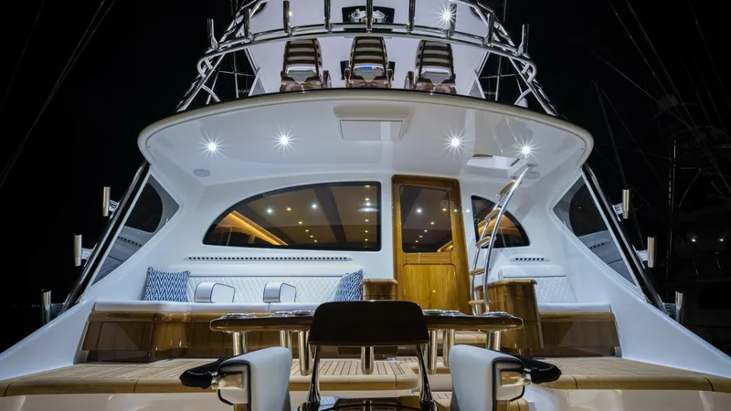 Slide: The Image of 2026 Winter Custom Yachts 75 Open Convertible- MISS CARRIE- Cockpit - 8439693