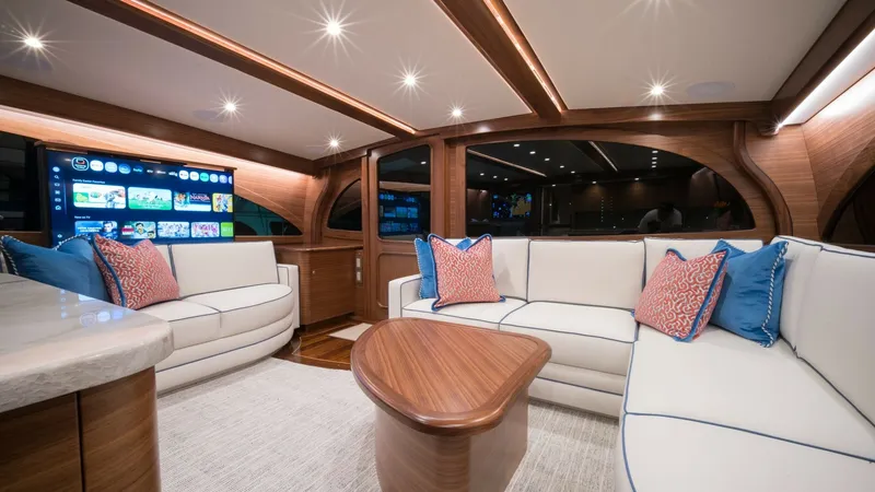 Slide: The Image of 2026 Winter Custom Yachts 75 Open Convertible- MISS CARRIE- Salon - 8439655