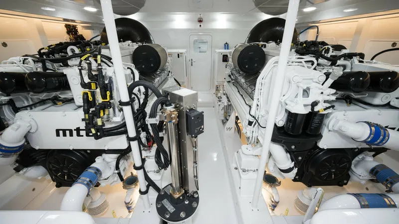Slide: The Image of 2026 Winter Custom Yachts 75 Open Convertible- MISS CARRIE- Engine Room - 8439700