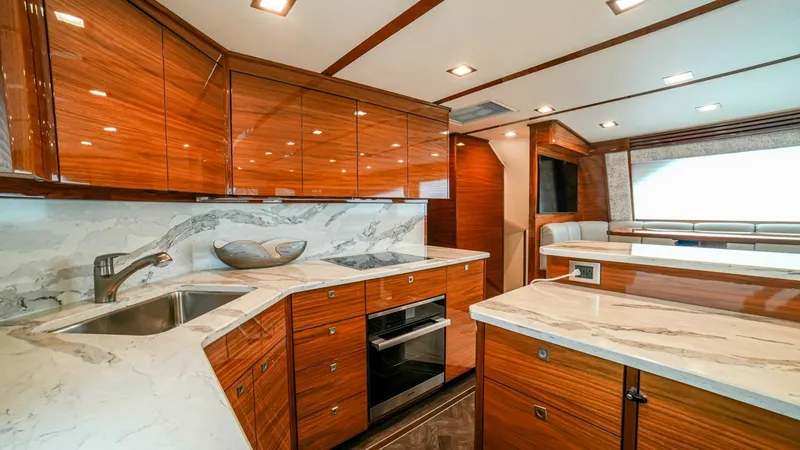 Slide: The Image of 2023 Viking 73 Convertible "Free Spool" - Galley - 8672368