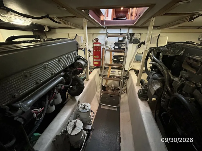 Slide: The Image of 42' Sabre engine room forward - 8509846