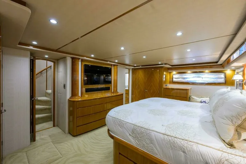 Slide: The Image of Viking 82 BLU FROG - Master Stateroom 2013 Viking 82 Convertible BLU FROG - 8617853