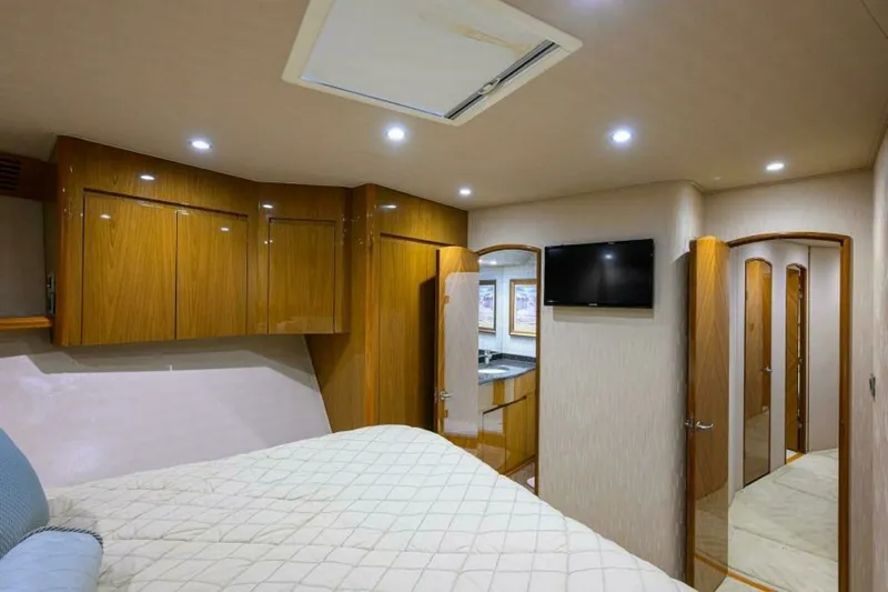 Slide: The Image of Viking 82 BLU FROG - Forward Stateroom 2013 Viking 82 Convertible BLU FROG - 8617862