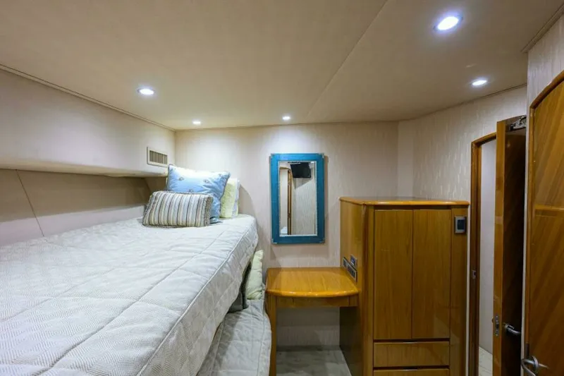 Slide: The Image of Viking 82 BLU FROG - Mid Port Guest Stateroom 2013 Viking 82 Convertible BLU FROG - 8617871