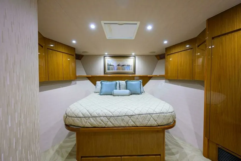 Slide: The Image of Viking 82 BLU FROG - Forward Stateroom 2013 Viking 82 Convertible BLU FROG - 8617860