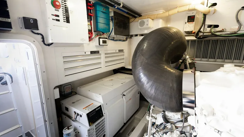 Slide: The Image of 2015 Viking 76 Enclosed Bridge- CHULA- Engine Room - 8680180