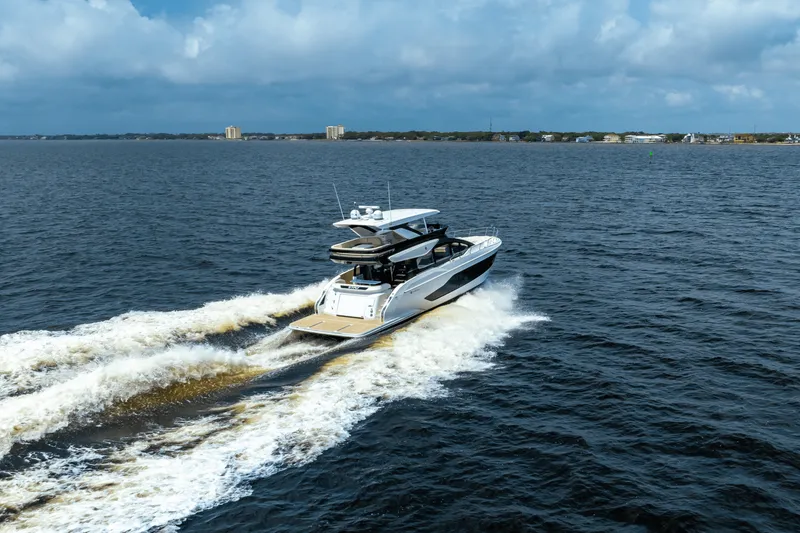 Slide: The Image of Cruisers Yachts 57 FLY 2025 - 13