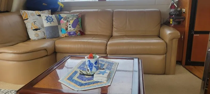 Slide: The Image of Carver Yachts 450 Voyager Pilothouse 2004 - 38