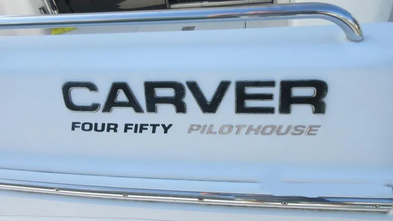 Slide: The Image of Carver Yachts 450 Voyager Pilothouse 2004 - 12