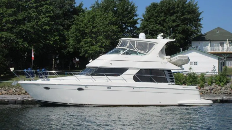 Slide: The Image of Carver Yachts 450 Voyager Pilothouse 2004 - 4