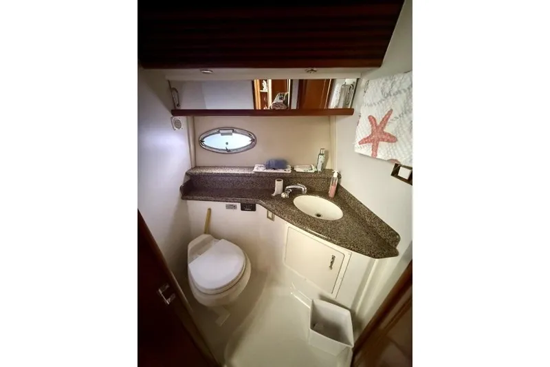 Slide: The Image of Carver Yachts 450 Voyager Pilothouse 2004 - 25