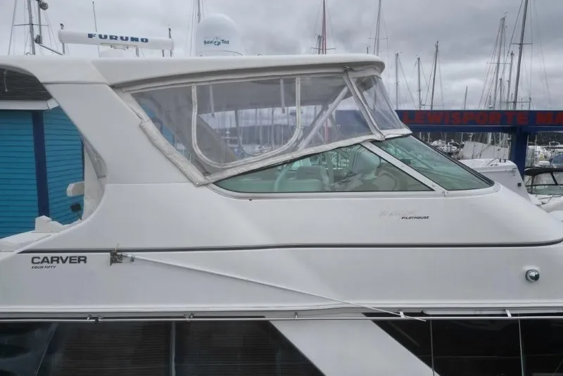 Slide: The Image of Carver Yachts 450 Voyager Pilothouse 2004 - 6