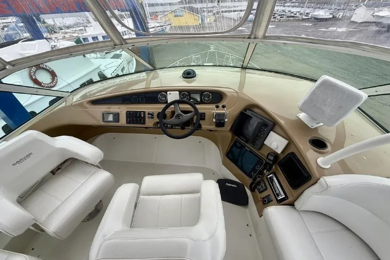 Slide: The Image of Carver Yachts 450 Voyager Pilothouse 2004 - 17