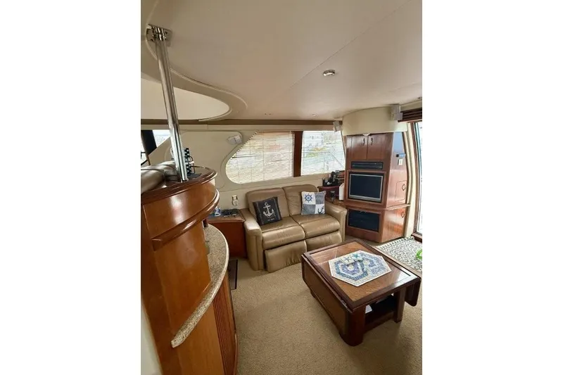 Slide: The Image of Carver Yachts 450 Voyager Pilothouse 2004 - 31