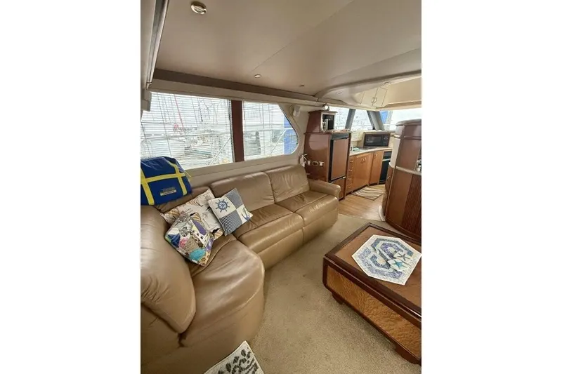 Slide: The Image of Carver Yachts 450 Voyager Pilothouse 2004 - 19