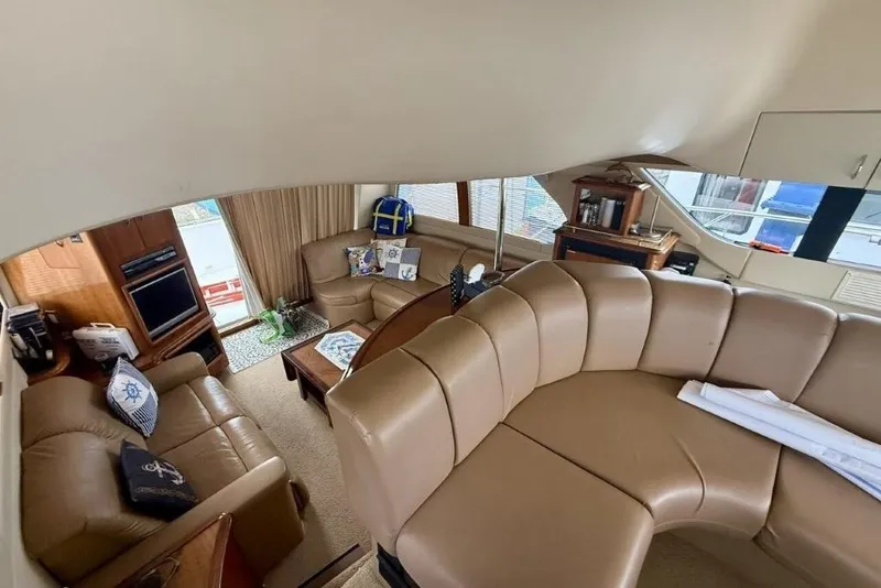 Slide: The Image of Carver Yachts 450 Voyager Pilothouse 2004 - 34