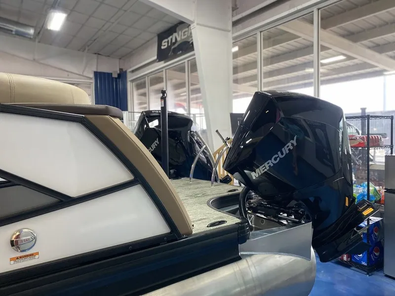 Slide: The Image of Godfrey Pontoons AquaPatio 256 SBW Twin 2024 - 9