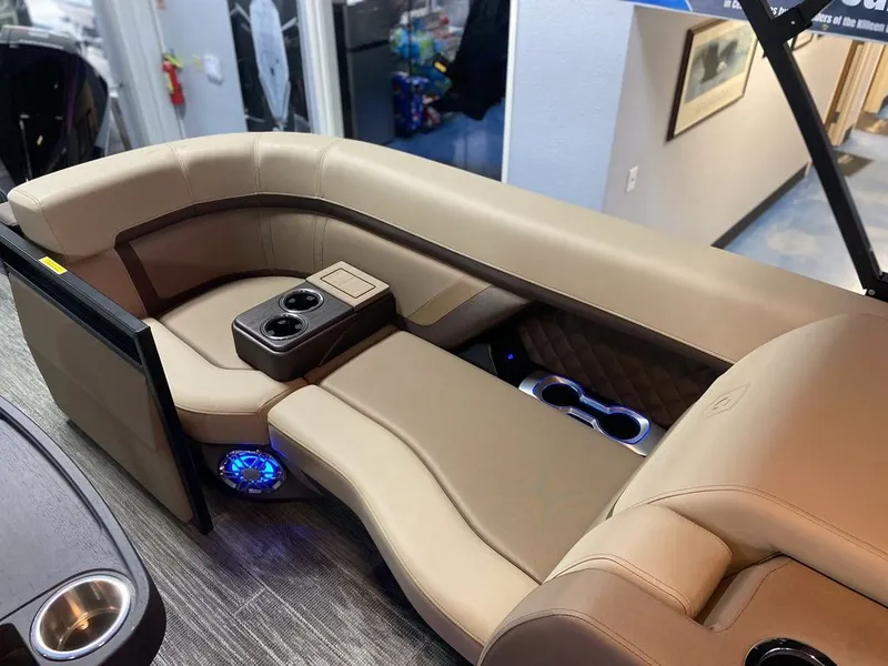 Slide: The Image of Godfrey Pontoons AquaPatio 256 SBW Twin 2024 - 26