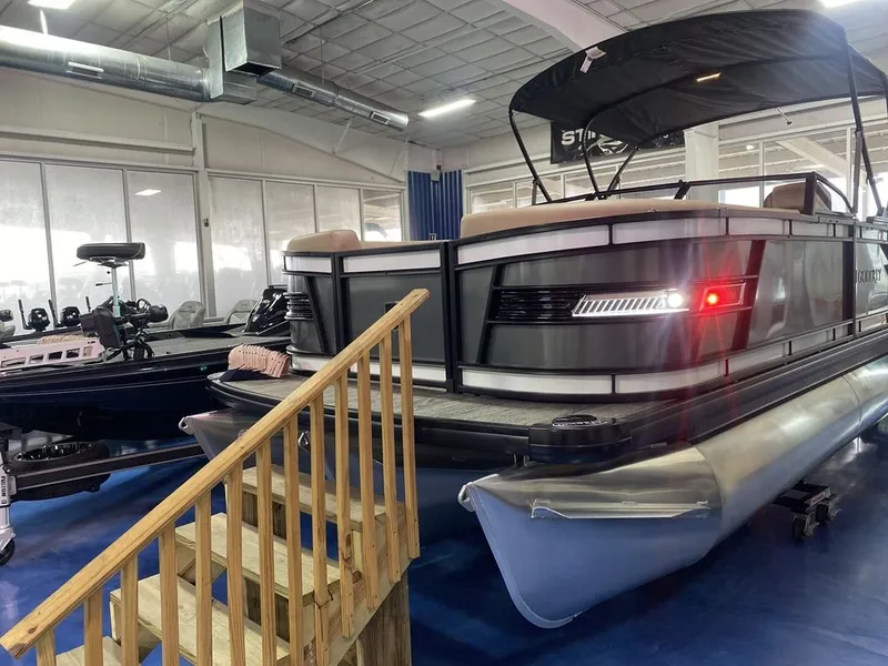 Slide: The Image of Godfrey Pontoons AquaPatio 256 SBW Twin 2024 - 2