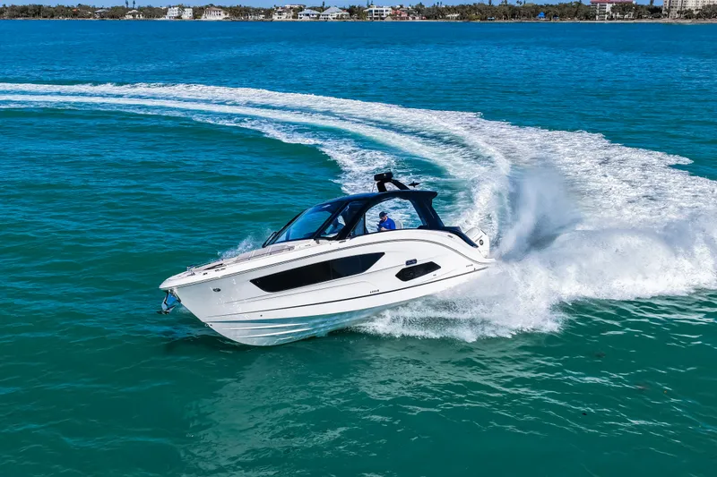 Slide: The Image of Sea Ray Sundancer 370 Outboard 2026 - 63