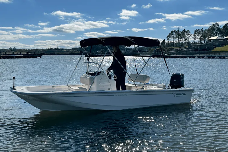 Slide: The Image of Boston Whaler 150 Montauk 2025 - 0