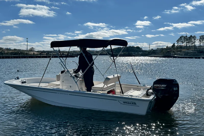 Slide: The Image of Boston Whaler 150 Montauk 2025 - 2