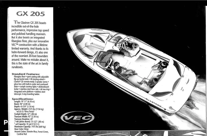 Slide: The Image of Glastron GX 205 2001 - 13480435