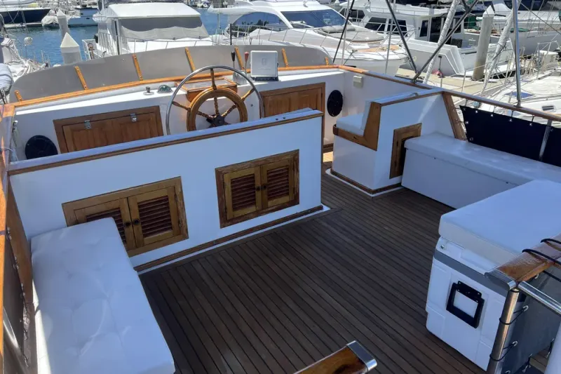 Slide: The Image of DeFever 41 Trawler 1984 - 5