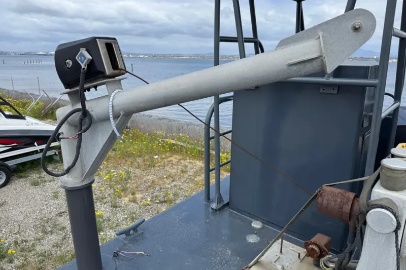 Slide: The Image of SeaArk 35 Aluminum Work Boat with A-Frame 2004 - 10