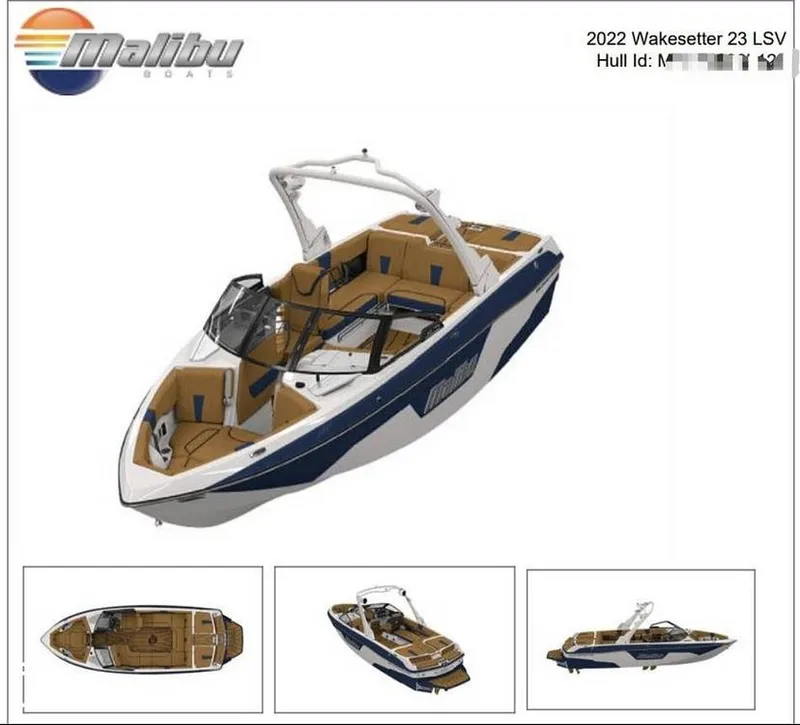 Slide: The Image of Malibu Wakesetter 23 LSV 2022 - 13419006