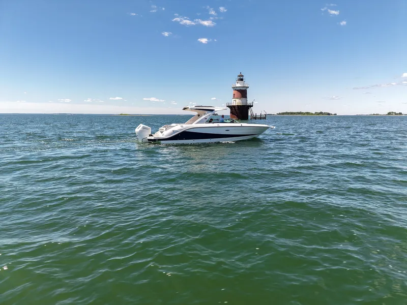 Slide: The Image of Sea Ray SLX 310 Outboard 2026 - 2