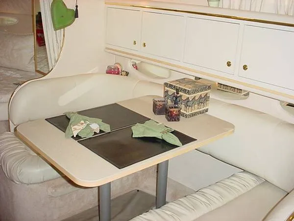 Slide: The Image of Interior of Sea Ray Sundancer 310 yacht, year 2000. - 6