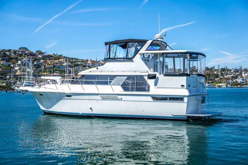 Slide: The Image of Carver Yachts 440 Aft Cabin Motor Yacht 1995 - 1