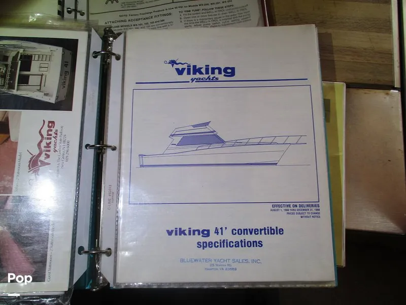 Slide: The Image of Viking 41 Convertible 1986 - 13941022