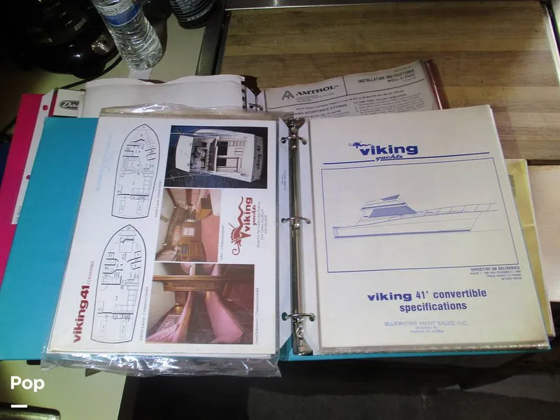 Slide: The Image of Viking 41 Convertible 1986 - 13941021