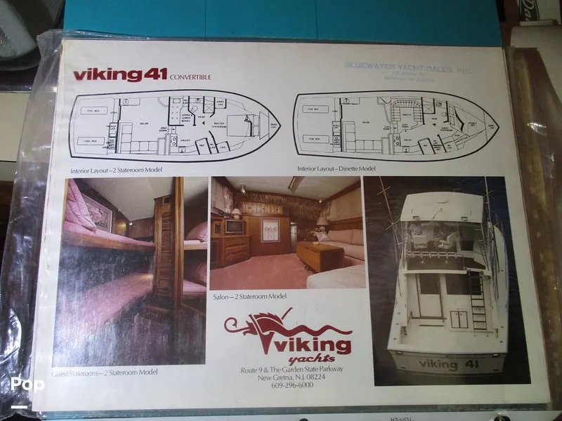 Slide: The Image of Viking 41 Convertible 1986 - 13941023