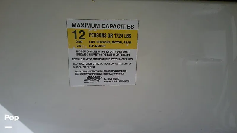 Slide: The Image of Stingray 212 SC 2020 - 14040935