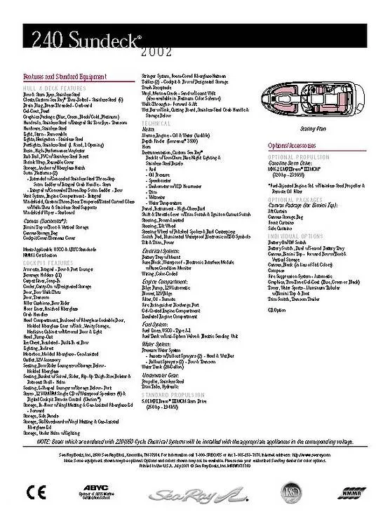 Slide: The Image of Sea Ray 240 Sundeck 2002 - 14951981