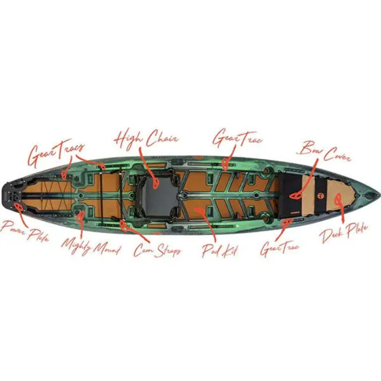 Slide: The Image of CRESCENT KAYAKS CK2 VENTURE MOSS CAMO 2026 - 2