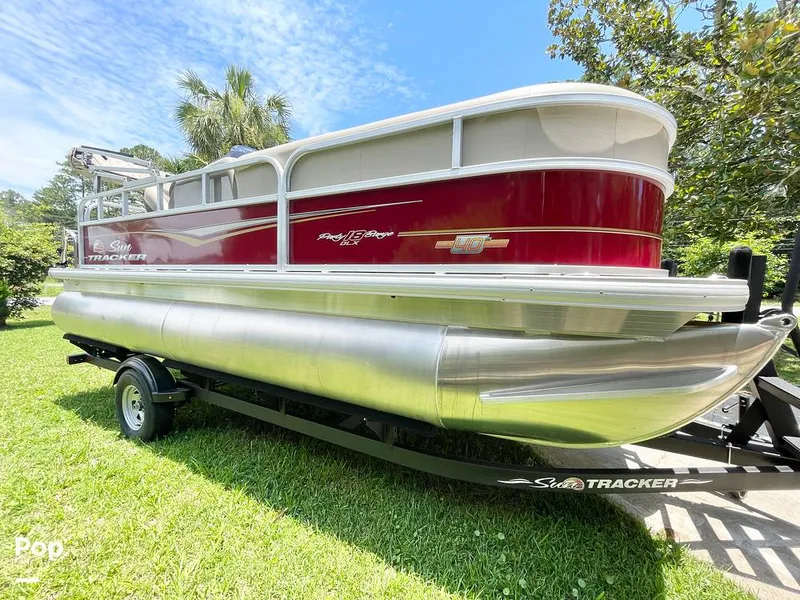Slide: The Image of Sun Tracker Party Barge 18 DLX - 14328858